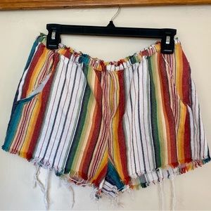 Western Serape Shorts